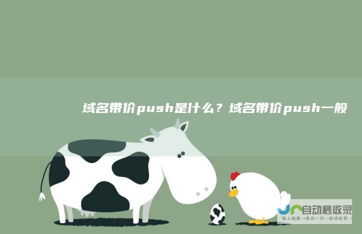 域名带价push是什么？域名带价push一般有哪些有优点